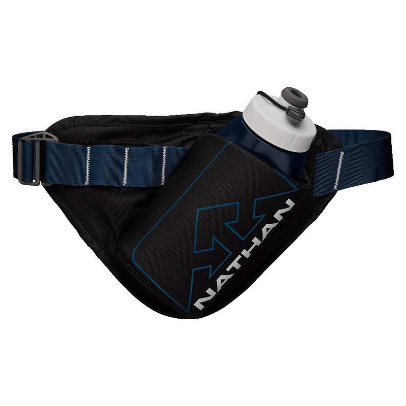 Nathan Hydration Waist Pack with Storage Pocket & Run Flask 22oz Adjustable Belt â€“ Running, Hiking, Camping, Cycling - Image 1
